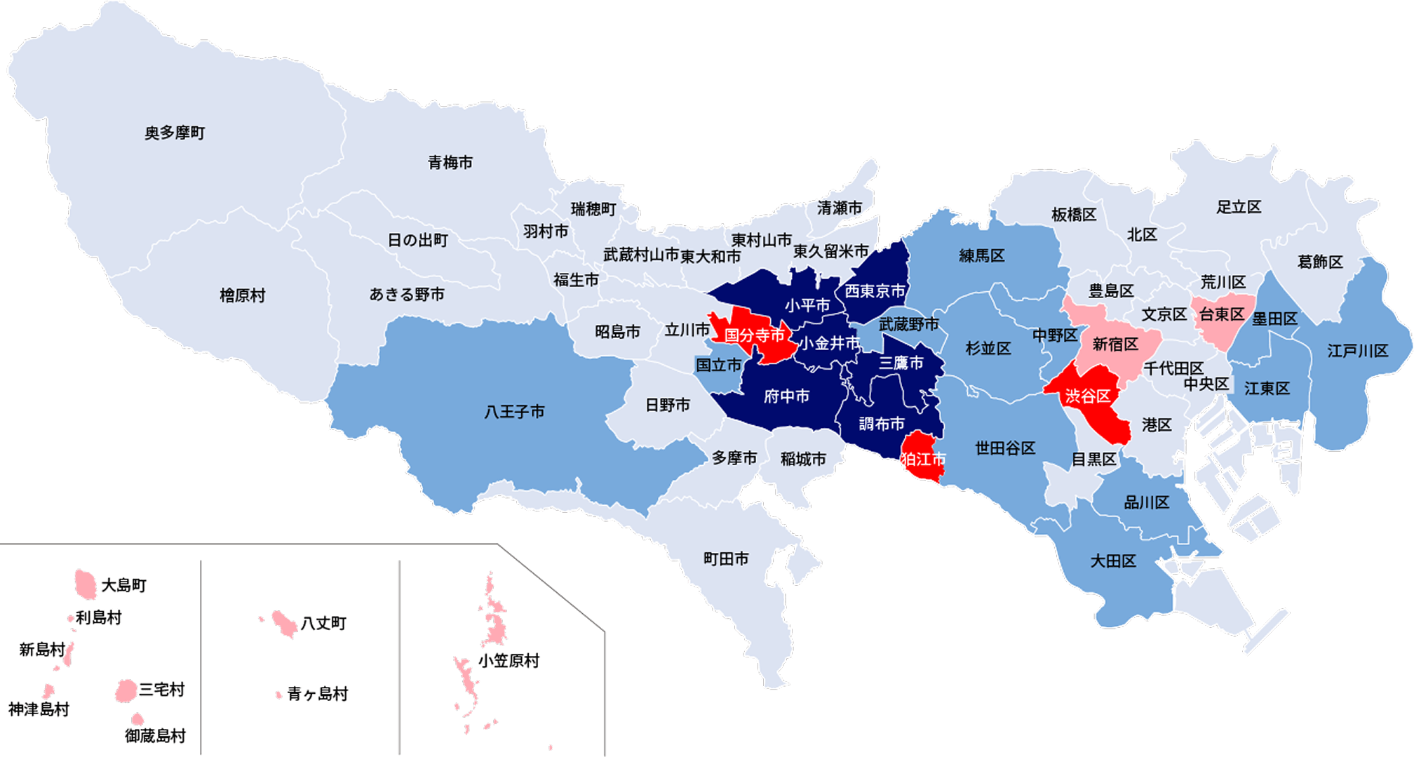 活動地域図