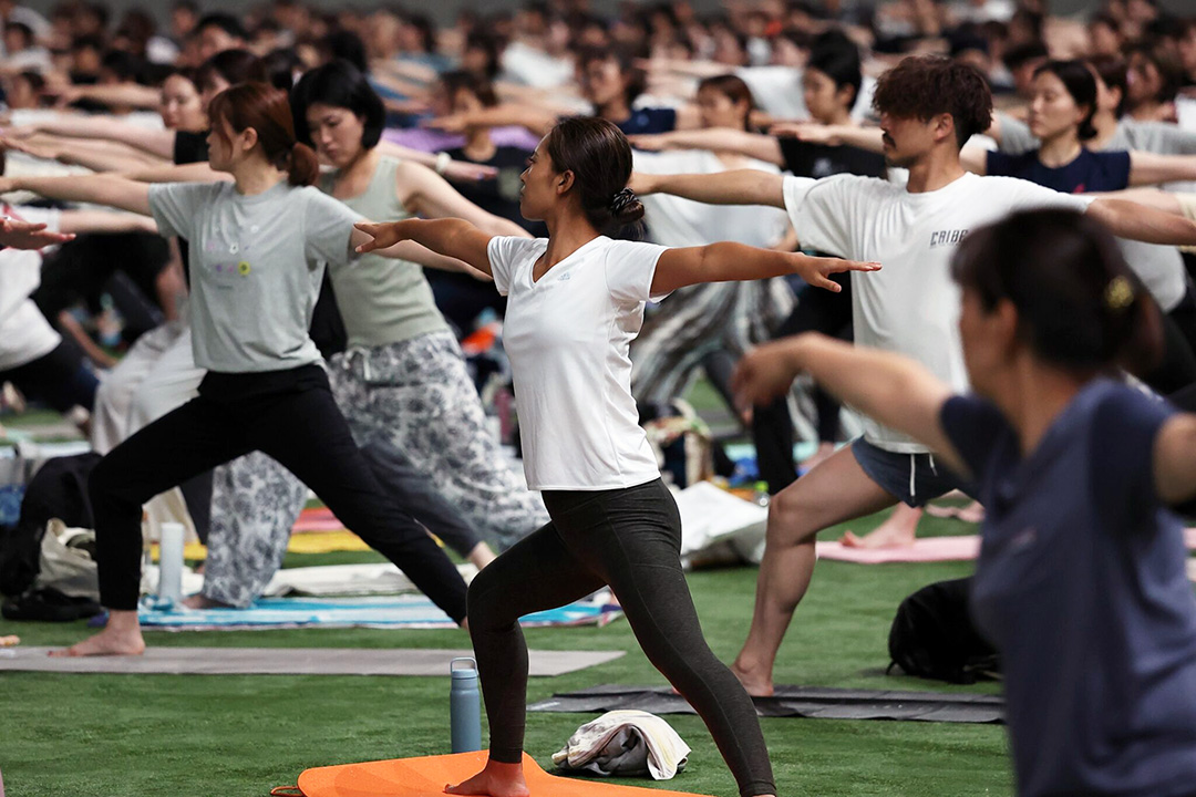 Yoga Event Scene